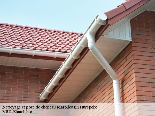 Nettoyage et pose de cheneau marolles-en-hurepoix-91630 VRD Etanchéité